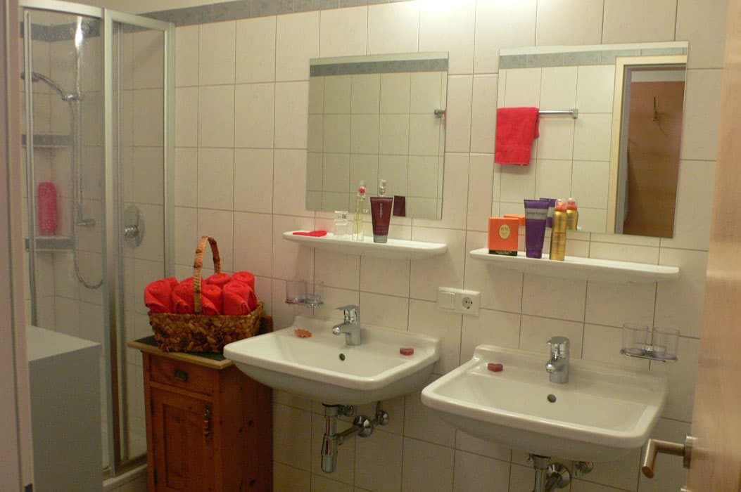 Badezimmer Apartment Lukas